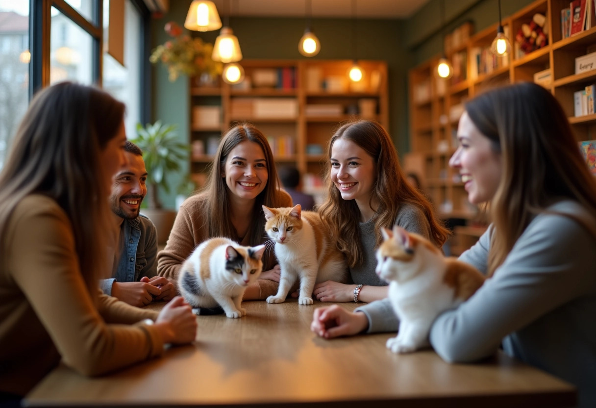 bar à chats lyon