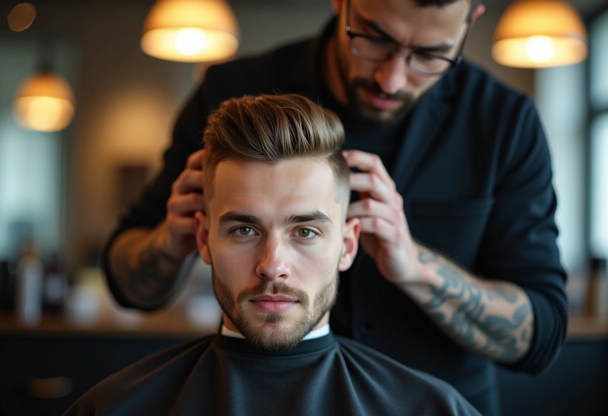 coupe homme dégradée mi-longue : inspirations et conseils de pros -  coiffure homme  et  dégradé