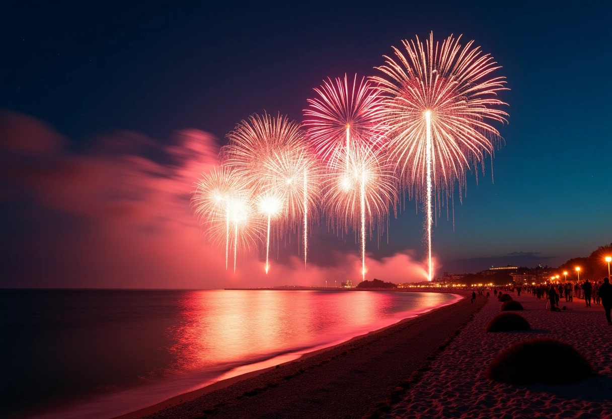 feu d artifice île de ré 2025 : une symphonie lumineuse sur l océan - feu d artifice  île de ré