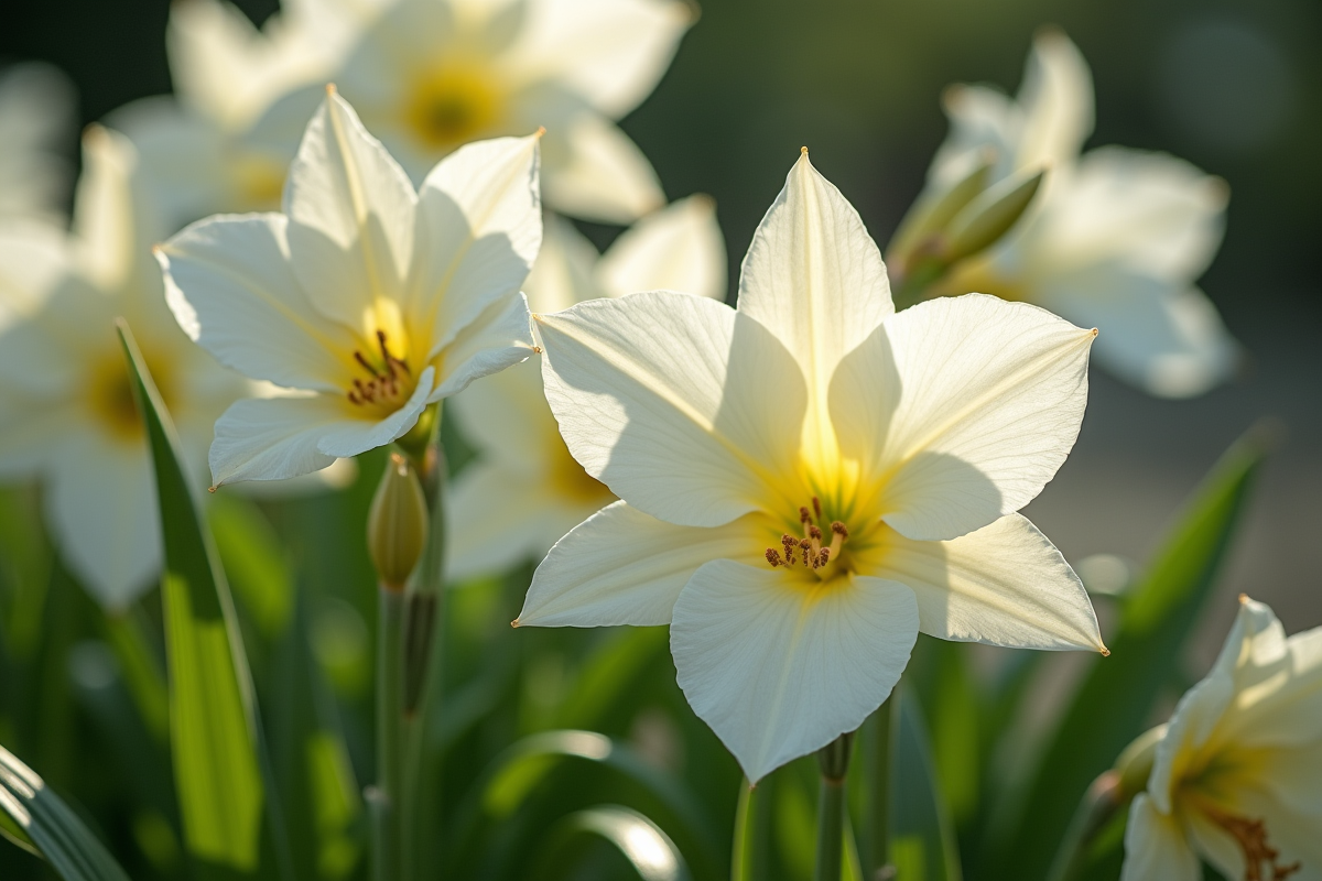 plantes blanches